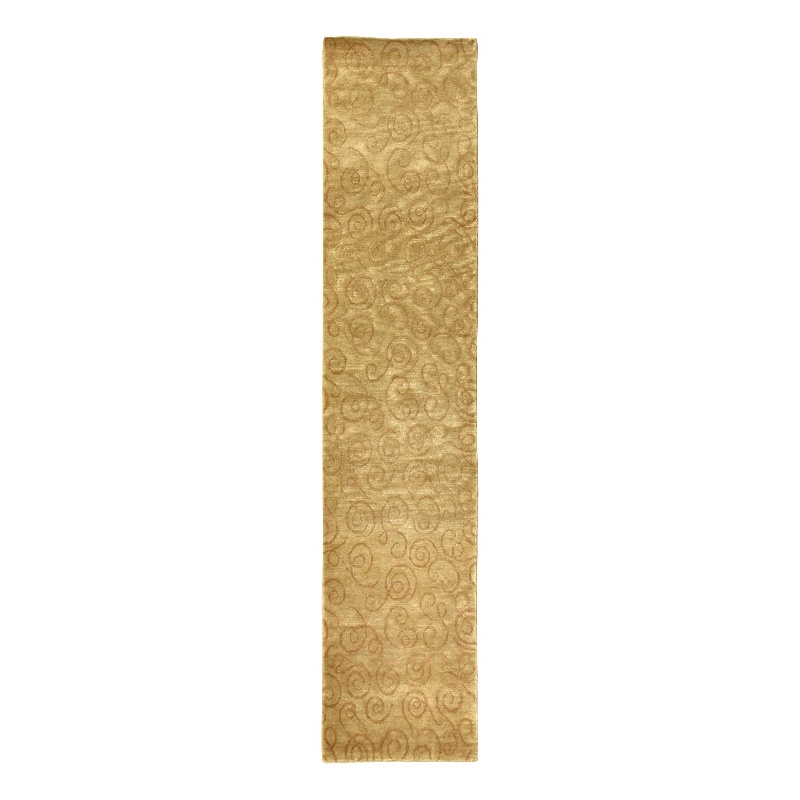 Metro Hand-Knotted New Zealand Wool Wheat 2'6
