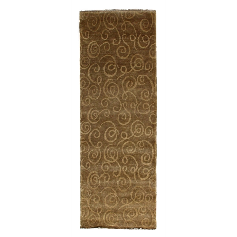 Metro Hand-Knotted New Zealand Wool Gold 2'6