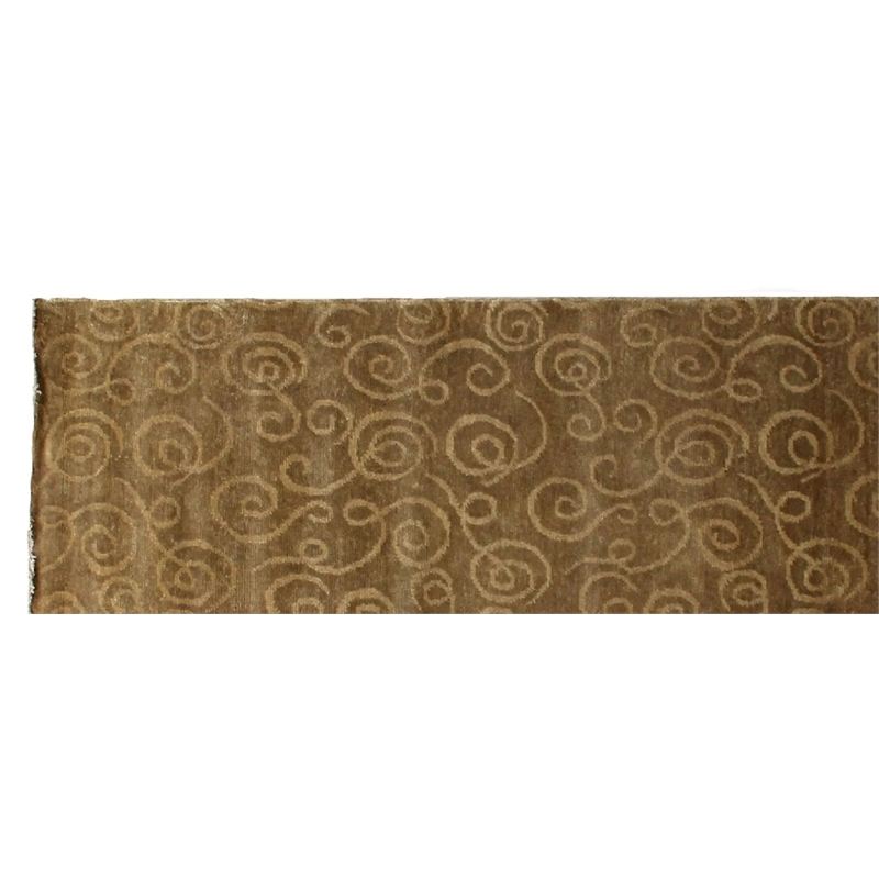 Metro Hand-Knotted New Zealand Wool Gold 2'6
