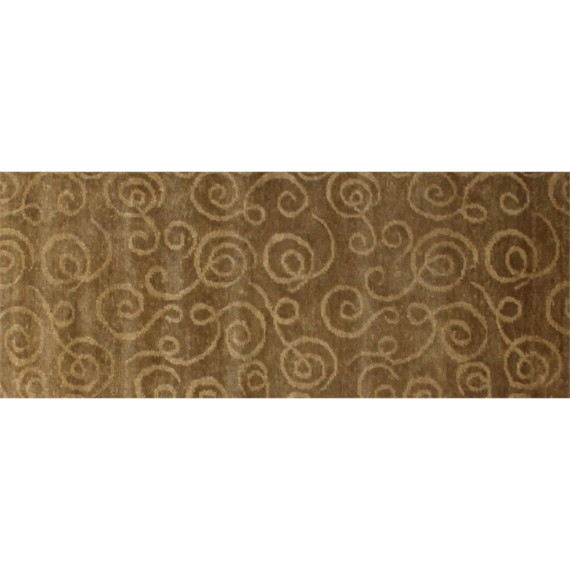 Metro Hand-Knotted New Zealand Wool Gold 2'6