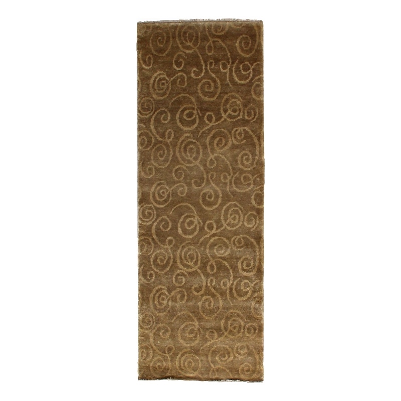 Metro Hand-Knotted New Zealand Wool Gold 2'6