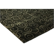 Metro Hand-Knotted New Zealand Wool Sage Green 8'x10' Area Rug