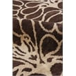 Metro Hand-Knotted New Zealand Wool Brown/Ivory 8'x10' Area Rug
