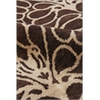 Metro Hand-Knotted New Zealand Wool Brown/Ivory 9'x10' Area Rug