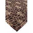 Metro Hand-Knotted New Zealand Wool Brown/Ivory 9'x12' Area Rug