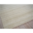 Martelli Modern Handloomed Silky Nylon Light Beige 4'x6' Area Rug