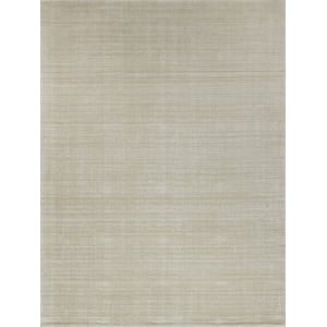 Martelli Modern Handloomed Silky Nylon Light Beige 8'x10' Area Rug