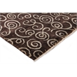 Metro Hand-Knotted New Zealand Wool Brown/Light Blue 6'x9' Area Rug