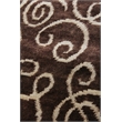 Metro Hand-Knotted New Zealand Wool Brown/Light Blue 6'x9' Area Rug