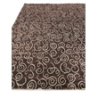 Metro Hand-Knotted New Zealand Wool Brown/Light Blue 6'x9' Area Rug