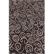 Metro Hand-Knotted New Zealand Wool Brown/Light Blue 6'x9' Area Rug