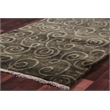 Metro Hand-Knotted New Zealand Wool Brown/Light Blue 6'x9' Area Rug