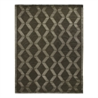 Metro Velvet Hand-Knotted Wool/Viscose Khaki 8'x10' Area Rug