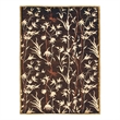 Milano Velvet Hand-Knotted Wool/Bamboo Silk Brown/Ivory 9'x12' Area Rug