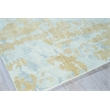 Mineral Handloomed Wool/Bamboo Silk Silver/Gold 8'x10' Area Rug