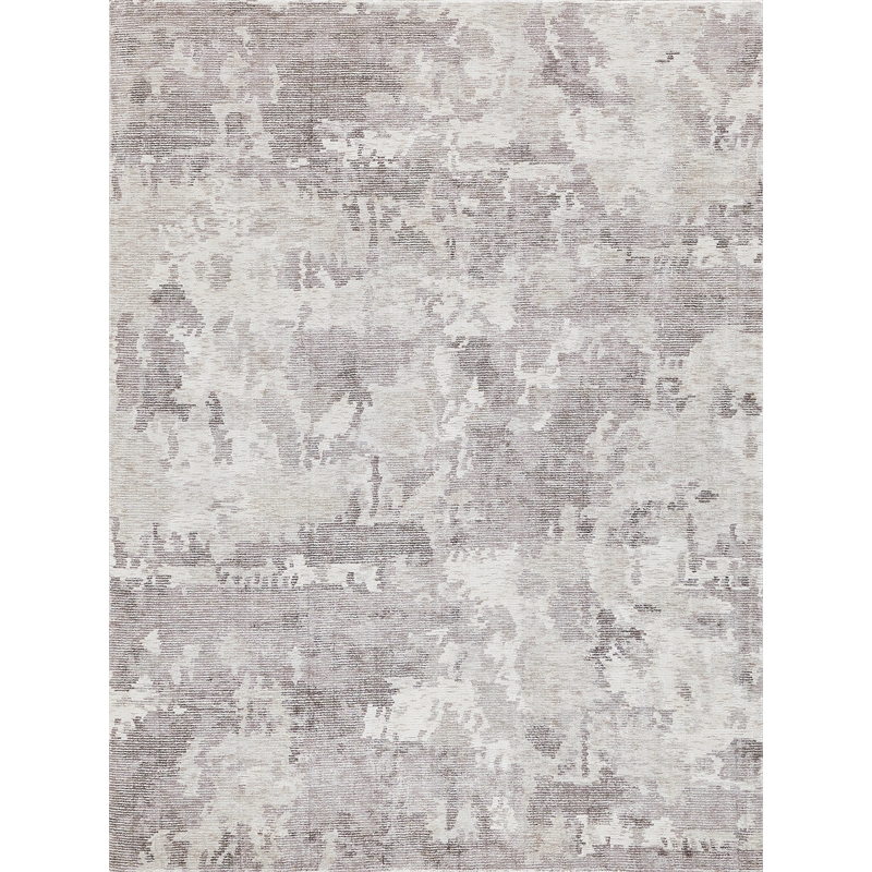 Mineral Handloomed Wool/Bamboo Silk Brown 14'x18' Area Rug