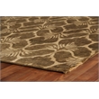 Metro Hand-Knotted New Zealand Wool Green/Ivory 9'x12' Area Rug