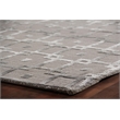 Metro Velvet Hand-Knotted Wool/Viscose Silver 8'x10' Area Rug