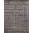 Metro Velvet Hand-Knotted Wool/Viscose Charcoal 14'x18' Area Rug