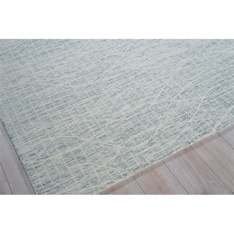 Miami Hand-Tufted New Zealand Wool Silver 12'x15' Area Rug