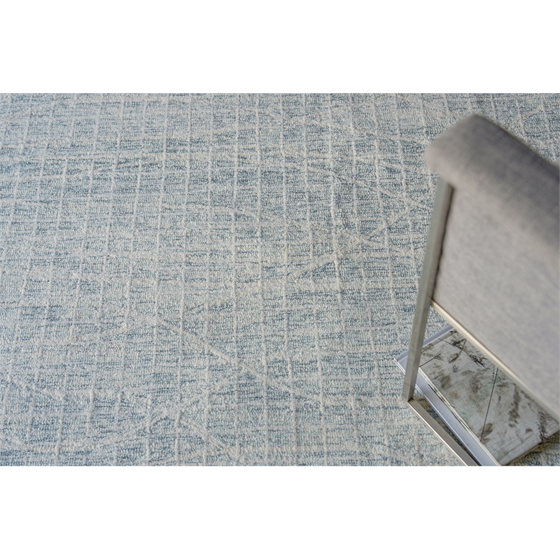 Miami Hand-Tufted New Zealand Wool Silver 12'x15' Area Rug