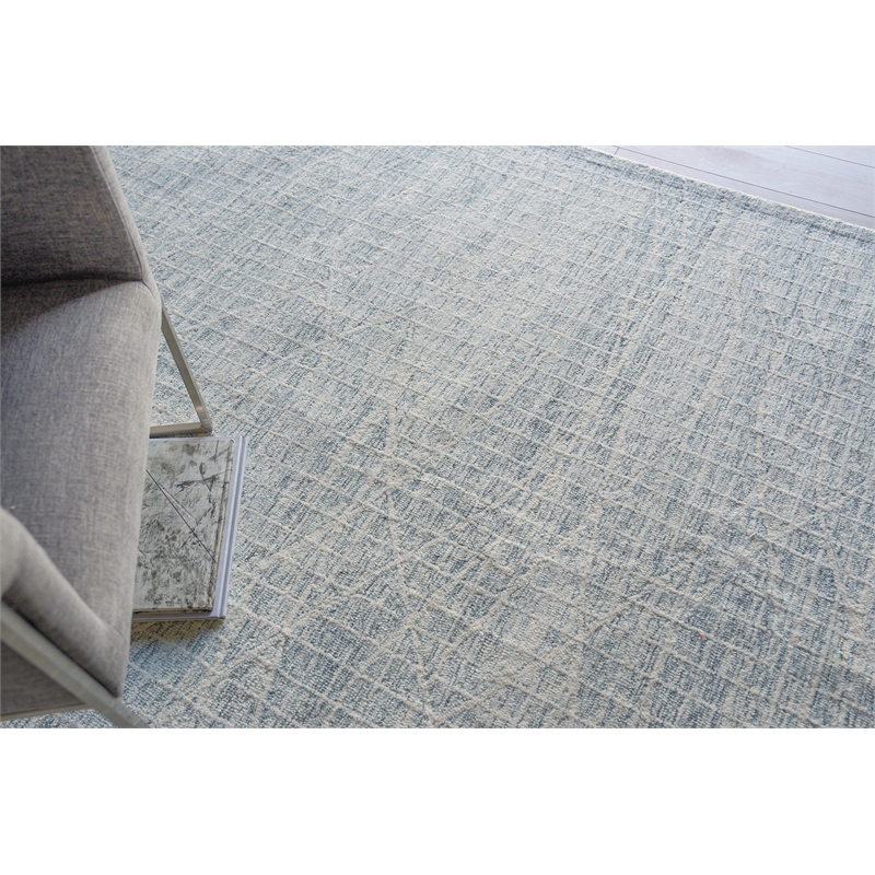 Miami Hand-Tufted New Zealand Wool Silver 12'x15' Area Rug