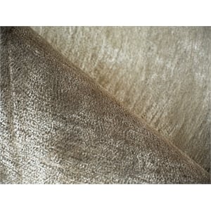 Mitomo Hand-Tufted Wool/Bamboo Silk Taupe 4'x6' Area Rug