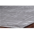 Metro Velvet Hand-Knotted Wool/Viscose Silver 12'x15' Area Rug