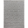Metro Velvet Hand-Knotted Wool/Viscose Silver 8'x10' Area Rug