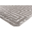 Metro Velvet Hand-Knotted Wool/Viscose Silver 8'x10' Area Rug