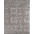 Metro Velvet Hand-Knotted Wool/Viscose Silver 8'x10' Area Rug