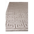 Metro Velvet Hand-Knotted Wool/Viscose Light Silver 8'x10' Area Rug