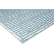 Metro Velvet Hand-Knotted Wool/Viscose Ivory/Silver 9'x12' Area Rug