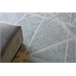 Miami Hand-Tufted New Zealand Wool Silver/Ivory 12'x15' Area Rug