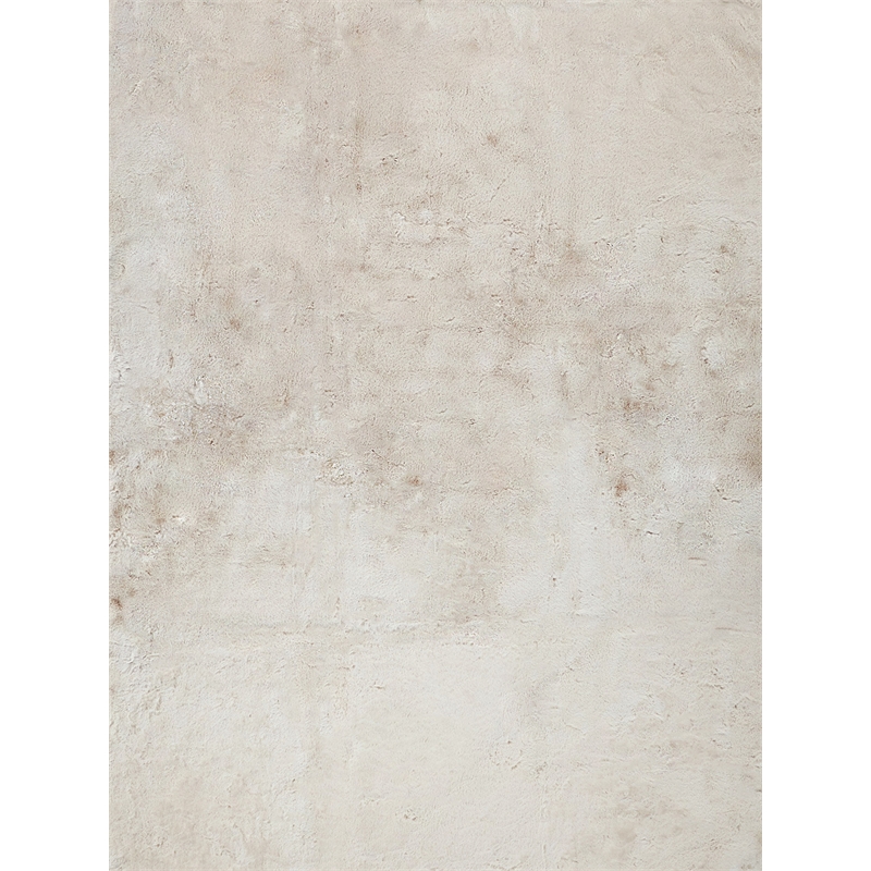 Mink Hand-Tufted Polyacrylic Beige 2'x3' Area Rug