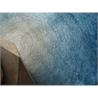 Mitomo Hand-Tufted Wool/Bamboo Silk Gray/Blue 10'x14' Area Rug