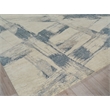 Moderno Hand-Knotted New Zealand Wool Blue/Taupe 8'x10' Area Rug