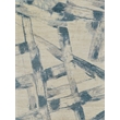 Moderno Hand-Knotted New Zealand Wool Blue/Taupe 8'x10' Area Rug