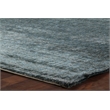 Metro Velvet Hand-Knotted Wool/Viscose Sea Blue 10'x14' Area Rug