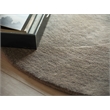 Mitomo Hand-Tufted Wool/Bamboo Silk Charcoal/Ivory 5'x7' Shape Area Rug