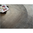 Mitomo Hand-Tufted Wool/Bamboo Silk Charcoal/Ivory 6'x9' Area Rug