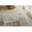 Moderno Hand-Knotted New Zealand Wool Beige/Taupe/Brown 10'x14' Area Rug