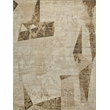Moderno Hand-Knotted New Zealand Wool Beige/Taupe/Brown 8'x10' Area Rug