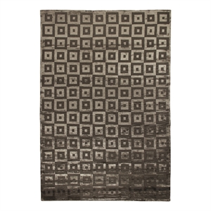 Metro Velvet Hand-Knotted Wool/Viscose Khaki 9'x12' Area Rug