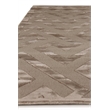 Metro Velvet Hand-Knotted Wool/Viscose Light Beige 8'x10' Area Rug