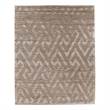 Metro Velvet Hand-Knotted Wool/Viscose Light Beige 8'x10' Area Rug