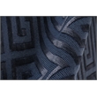 Metro Velvet Hand-Knotted Wool/Viscose Blue 9'x12' Area Rug