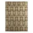 Milano Velvet Hand-Knotted Wool/Bamboo Silk Beige/Light Blue 9'x10' Area Rug