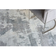 Mineral Handloomed Wool/Bamboo Silk Silver/Gray 14'x18' Area Rug