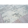 Mineral Handloomed Wool/Bamboo Silk Silver/Gray 6'x9' Area Rug